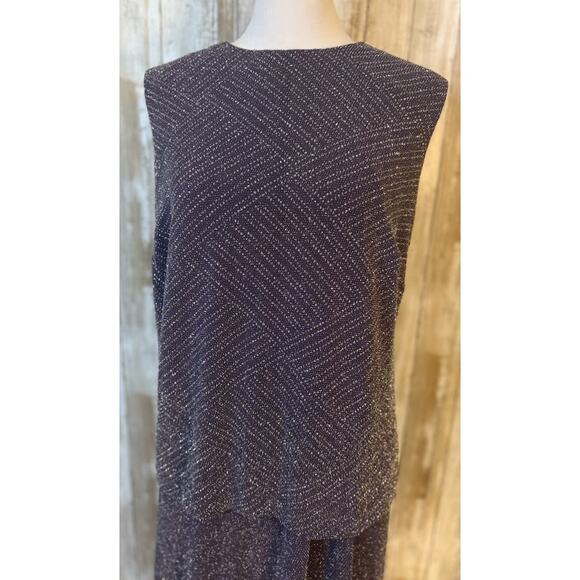 Alex Evenings Glitter Embellished Long Gown Plus Petite Size 16WP - Picture 3 of 10